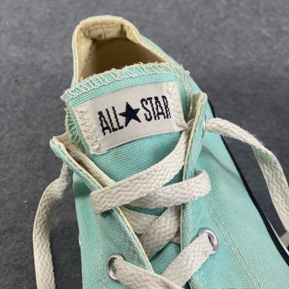Converse Light Turquoise Low Top Sneakers Youth Size 3 - Picture 13 of 14